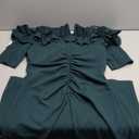 Xscape Women's Long Off The Shoulder Scuba Crepe Dress, 14 Petite 