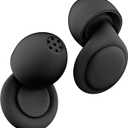 2 Noise Cancelling Ear Plugs, Beinkap Sleeping Earplugs with 12 Silicone Soft Reusable Ear Tips for Social Gatherings, Work, Sleeping, Concerts, Parenting, Conversation, 28 dB Noise Reduction (Black)