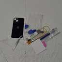 Rear Back Glass Replacement for iPhone 14 Plus 6.7-inches with Reparing Toolkit and All Necessary Parts (Midnight Black)