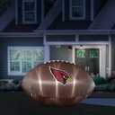 FANMATS NFL Inflatable Football - Self Inflating Inflatable Display, Built-In Blower & Tethers, Official Team Logo – Show Your Spirit All Year Round