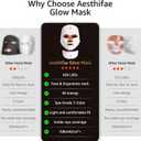 Red Light Therapy for Face and Neck, Red Light Therapy Mask Portable Led Face Mask Cordless, Eye-Protection for True Anti-Wrinkles Skincare at Home