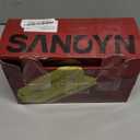 Sangyn Retro Wall Phones for Landline with Loud Mechanical Ringing Vintage Wall Mount Phone with Volume Adjustable Old Fashioned Corded Telephone for Kitchen Home School Hotel Office, Red