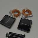 Lomotech Solar String Lights Outdoor - 2 Pack Total 66ft 200LED Solar Fairy Lights Waterproof 8 Modes Twinkle Lights for Outdoor, Patio, Garden, Yard, Party, Wedding, Tree Decoration (Warm White)