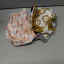 Langsprit Washable Female Dog Diapers (3 Pack) - Doggie Reusable Small Medium Large Dog Diapers for Doggy Puppy Female in Period - Highly Absorbent Dog Heat Panties (Medium, Rabbit, Owl, Lion)