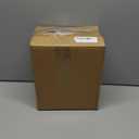 Youeon 10 Lbs Metal Rice Storage Container, Square Rice Canister with Lid and Measuring Scoop, Countertop Sealed Food Storage Container for Cereal, Beans, Pet Food, White