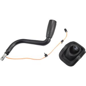 Motoforti Automatic Transmission Shift Lever, Shift Select Lever with Tow Switch, for Chevy Silverado 1500 2500 3500, Rubber Metal, Black