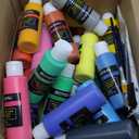 GOTIDEAL Acrylic Paint Set with Paint Brushes, 24 Colors(100ml, 3.4 oz) Outdoor Paint for Adults and Kids, Perfect for Artist, Beginner, Ideal for Wood, Canvas, Rocks, Craft Painting Supplies