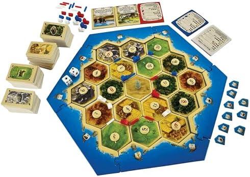 World's Smallest Catan Miniature Board Game | Travel Game | Game for Adults and Family | Adventure Board Game | for Ages 10 and up