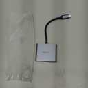 USB C to Dual HDMI Adapter 4K@60hz, Type C to HDMI Splitter Extended Display for MacBook/MacBook Pro Air Dell XPS13/15, Samsung Galaxy S9/S9+ [MST Mode (Extended displays) Only for Win OS]