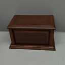 Handcrafted Extra Large Wooden Funeral Cremation Urn Box for Adult Human Ashes up to 225lbs