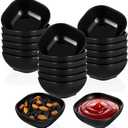 Amazon.com | Nodaaiie 20 Pack Black Wheat Straw Small Bowls, 4.5 OZ Unbreakable Dipping Sauce Dishes, Microwave & Dishwasher Safe Mini Prep Bowls for Snacks, Desserts, Condiments: Dessert Bowls