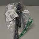 QINGYUN Black Tension Curtain Rod 28 to 48 Inch Spring Rod No Drilling Adjustable Shower Curtain Rod for Windows, Bathrooms, Closet, Kitchen