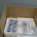 Shoe Storage, 12 Pack Shoe Organizer for Closet, Shoe Boxes Clear Plastic Stackable Shoe Containers with Lids for Size 10 (Large, White)