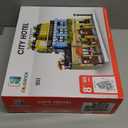 ENJBRICK Flowers City Hotel House Building Kit for Adutls, Creator Building Toy Set with Apartmant and Shops for Girls and Adults 1464 pcs