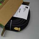 Easy to Use Garden Hose 100 FT, Lightweight and Leak-Proof Heavy-Duty Flexible Water Hose 100FT with Reinforced TPE Core, 3/4" Solid Brass Fittings, Ultra-Flow Manguera Para Jardin, Built to Last