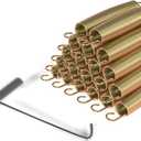 20pcs Trampoline Springs 3.5/5.5/6.5/7 Inch Heavy Duty Galvanized Steel High Tensile Replacement Kit with T-Hook,Trampoline Accessories