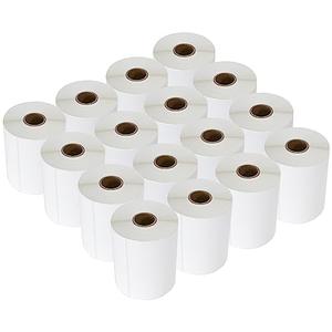 L LIKED 4000 Count 2.5 wide Direct Blank Thermal Shipping Labels with 250 Labels/Roll - Compatible with Zebra 2844 ZP-450 ZP-500 ZP-505 (16 Rolls)