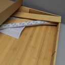 No Drill Pull Out Drawers for Cabinets, 20" W x 21" D Bamboo Adhesive Cabinet Organizer, Slide Out Shelves for Kitchen Pantry Bathroom Storage