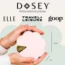 Dosey Twist+Stack Pill Organizer, Weekly & Daily Medicine Organizer Case, Portable Travel Pill Box, Compact Vitamin & Medication Storage Solution, Blush Gold