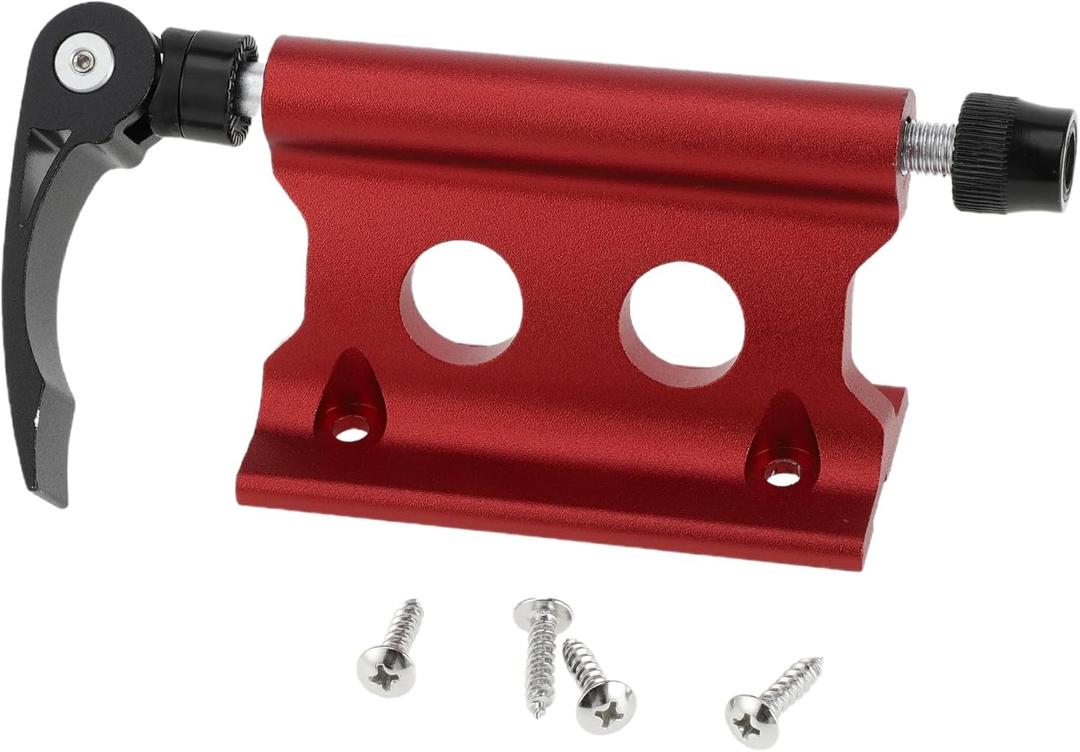 X AUTOHAUX Universal Quick Release Bike Fork Mount Rack for 0.26 Inch (6.5mm) / 0.79 Inch (20mm) Thru Axle with Aluminum Alloy Anti-Corrosion (Red)