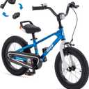 RoyalBaby EZ Kids Bike, 16 Inch Wheel Bicycle with Quick Release Crank for Beginners Easy Learn Biking, Boys Girls Ages 4-7 Years, Royal Blue