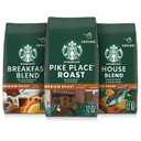 Starbucks Ground Coffee, Medium Roast Hot or Iced Coffee, Variety Pack, Three 12 oz Bags (EXP 08/04/26)