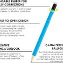 Grabie Erasable Gel Pens, Medium Point 0.7 mm Erasable Pens, Make Mistakes Disappear for Drawing Writing Planner, Pack of 9 Assorted Colors