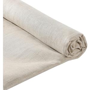 Pllieay 39 x 55 Inch Natural Pure 100% Linen Fabric, Plain Solid Colour Linen Fabric Cloth for Needlework, Dressmaking, Skirts, Bag, Embroidery, Tablecloths and Garments Craft