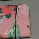 Pink Christmas Duvet Cover Twin Size Set - Kids Girls Christmas Bedding Bedroom Decor, Comforter Cover & 1 Pillowcase 2 Pieces - Cartoon Santa Theme, New Year, Lovely Home Collection Quilt Cover