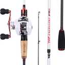 Sougayilang Baitcaster Combo, 2Pcs Fishing Rod and Reel Combo, Medium Heavy Fishing Pole with Baitcasting Reel Combo (5.9 FT-MH-Fast-Rod)