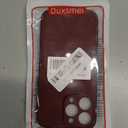 for iPhone 14 Pro Max Case(2022), TPU and Suede PU Leather Case, Anti-Vibration Anti-Slip Ultralight Luxury Case for iPhone 14 Pro Max 6.7 Inch, for Men Women(Burgundy)