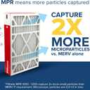 Filtrete 16x25x4 Air Filter MERV 11, MPR 1000 Micro Allergen Defense 4-Pack, Fits Lennox & Honeywell, AC Furnace HVAC Filters for Home, Pleated Electrostatic (Actual Size 15.88 x 24.56 x 4.31 in)