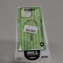 for iPhone 14 Pro Case Magnetic, Compatible with MagSafe, Translucent Matte Shockproof Protection Cover, Cute Striped Design Phone Case for Women Girls Men 6.1" - Green