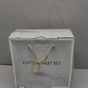 SONORO KATE 100% Egyptian Cotton Sheets King Size - 600 Thread Count, Luxury Hotel Sateen Weave Bedding Set, Soft Breathable Sheet Sets, 16" Deep Pocket - 4 PC (French Blue,King)