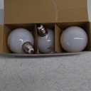 PHILIPS LED Frosted Non-Dimmable G25 Light Bulb - Pack of 3 - EyeComfort Flicker Free - 3.8W = 40W - 350 Lumen - Soft White (2700K) - E26 Base - Indoor - Title 20
