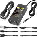 SGS Certified 42V 2A Electric Scooter Charger Universal Replacement with 7 Plugs, Compatible with GOTRAX/Jetson/Voyage Charger for 36V 10S Liion Battery.