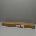 No Drill Cordless Bamboo Roman Shades, Light Filtering Woven Natural Bamboo Window Covering, Easy Install Roman Style Shade, for Window Size 33" W  64" H - Off White