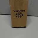 UGASA Christmas Velvet 12x20 Inch Lumbar Soft Throw Pillow Covers Decorative Striped Corduroy Both Sides Rectangular Cushion Cases Boho Farmhouse for Couch Bedroom Sofa Home, Pack of 2, Dark Green