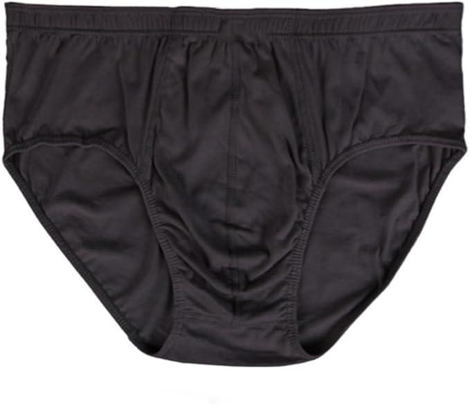 Pure Cotton Underwear Loose High Waist Briefs Soft Comfort Flex Fit Panties For Middle-aged And Elderly Men, M