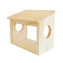 Leefasy Hamster House Hamster Sand Bath Container Unique Visible Accessories Toys Hamsters Digging Box Animal Habitat for Lemmings
