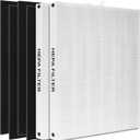 AP-1512HH True HEPA Replacement filter, Compatible with Coway Airmega AP-1512HH, AP-1512HH-FP, AP-1518R, AP-1519P, Item NO #3304899 (2 HEPA Filters + 4 Odor Pre-filters)
