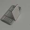 Self Adhesive Bar Soap Dish for Shower, Bathroom Soap Holder Wall Mount  Stainless Steel, Silver