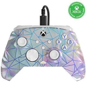 PDP Gaming REMATCH Enhanced Wired Gaming Controller: Licensed Xbox Series X|S Gamepad, Xbox One, Windows PC, Mappable Back Buttons, Customizable, Audio Control, Companion App: Frost Diamond (Metallic) PDP Gaming REMATCH Enhanced Wired Gaming Controller: Licensed Xbox Series X|S Gamepad, Xbox One, Windows PC, Mappable Back Buttons, Customizable, Audio Control, Companion App: Frost Diamond (Metallic)