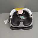 Ingenuity Baby Base 2-in-1 Booster Feeding and Floor Seat with Self-Storing Tray - Slate