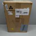 Somago Carry on Luggage Front Open 22x14.56x9.25 Airline Approved Lightweight Suitcase with Cup Holder and USB Port Aluminum Frame Polycarbonate Spinner Hard Suitcase with TSA Lock (White)