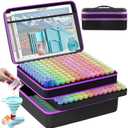 ARTDOT 420 Slots Storage Container for Diamond Art Kits for Adults,Portable Bead Storage Boxes for Diamond Painting Accessories and Tools (XX-Large, Black)