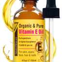 Seven Minerals Ultra Pure Vitamin E Oil - 300,000 IU Full-Spectrum D-Alpha Tocopherol per 4 Oz Bottle - 100% Organic Vitamin E Oil for Skin, Face, Hair, and Scars - Naturally Occurring = Not Synthetic
