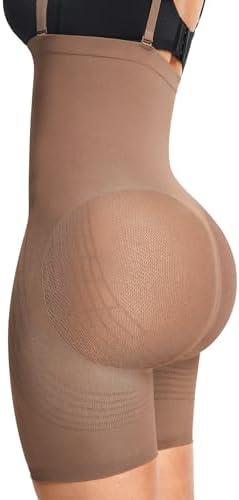 Lover-Beauty Women's Butt Lifting Shapewear Tummy Control Removeable Strapless Faja Body Shaper, XL/XXL
