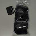 KooKaStyle Invisible Wire Hair Extensions with Transparent Wire Adjustable Size 4 Secure Clips Long Wavy Secret Synthetic Hairpiece (24 Inch, Black)