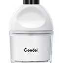Geedel Food Chopper, Easy to Clean Manual Hand Vegetable Chopper Dicer, Dishwasher Safe Slap Onion Chopper for Veggies Onions Garlic Nuts Salads White